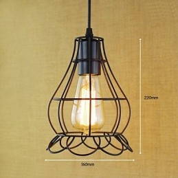 Pendelleuchten Traditionell Klassisch Vintage Retro Landhaus Garage Metall