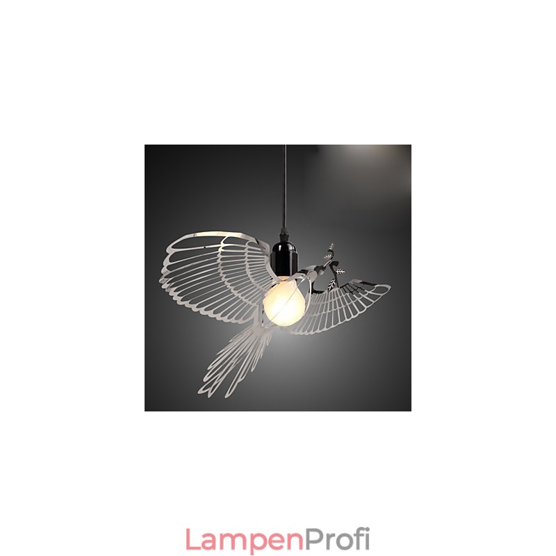 Kreative moderne Mode Dekoration Edelstahl Vogel Vogel Droplight Lampe