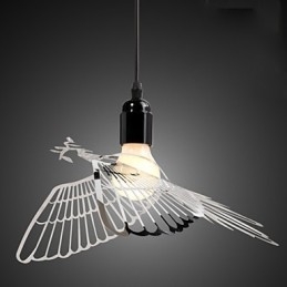 Kreative moderne Mode Dekoration Edelstahl Vogel Vogel Droplight Lampe