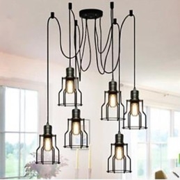 Amerikanischen Land Industrie Individualität Kreative Sitzen Sechs kleine Hob Kopf Droplight