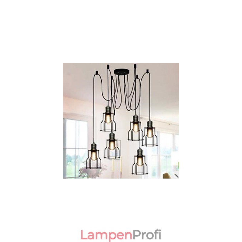 Amerikanischen Land Industrie Individualität Kreative Sitzen Sechs kleine Hob Kopf Droplight