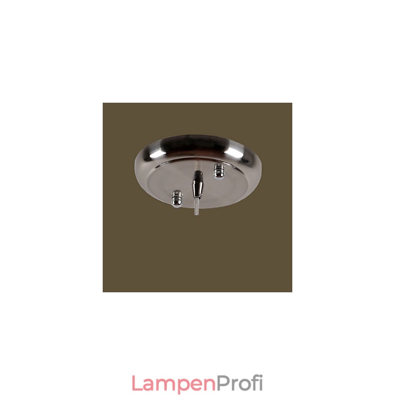 Moderne zeitgenössische Pendelleuchte aus galvanisiertem Metall