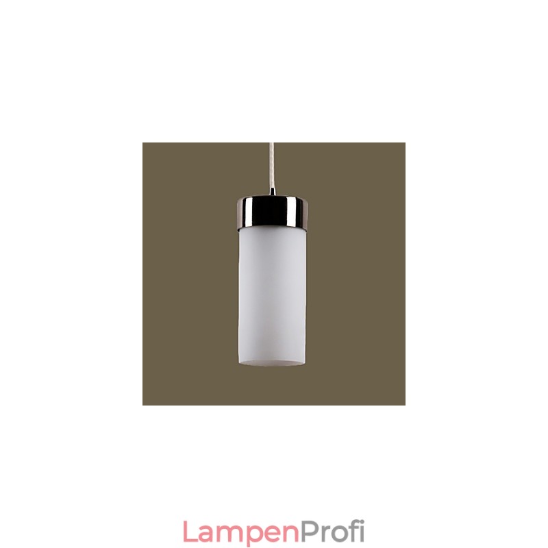 Moderne zeitgenössische Pendelleuchte aus galvanisiertem Metall