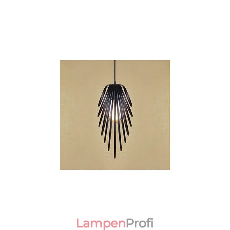 Amerikanische Retro-moderne Hängelampe mit einem Kopf