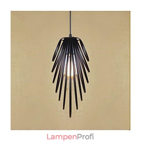 Amerikanische Retro-moderne Hängelampe mit einem Kopf