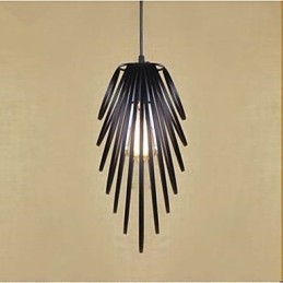 Amerikanische Retro-moderne Hängelampe mit einem Kopf