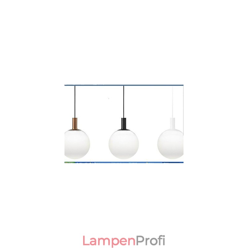 Glaspendelleuchte im Contract-Design