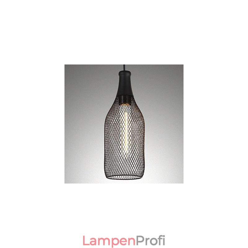 Amerikanische Loft-Vintage-Flaschen-Pendelleuchte und dekoriertes Droplight
