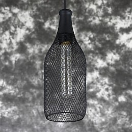 Amerikanische Loft-Vintage-Flaschen-Pendelleuchte und dekoriertes Droplight