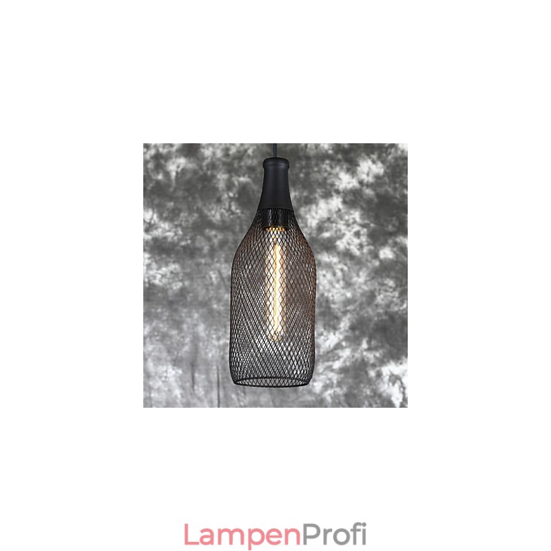 Amerikanische Loft-Vintage-Flaschen-Pendelleuchte und dekoriertes Droplight