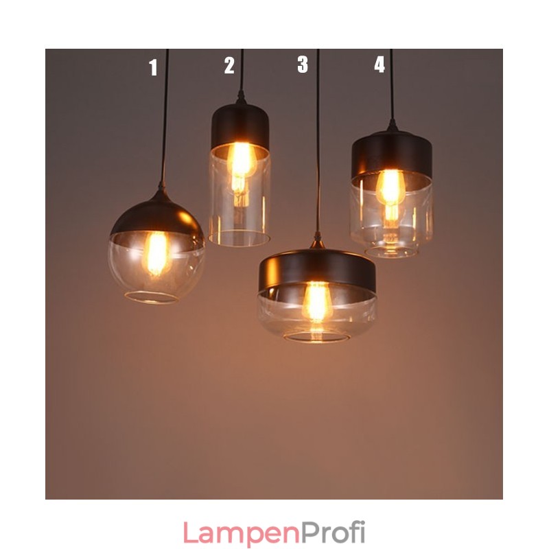 Die Kunst-Kronleuchterlampe aus Schmiedeeisen und Glas von The Nordic Creative Stair Shop