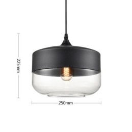 Die Kunst-Kronleuchterlampe aus Schmiedeeisen und Glas von The Nordic Creative Stair Shop