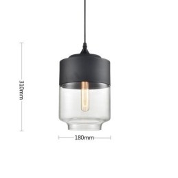 Die Kunst-Kronleuchterlampe aus Schmiedeeisen und Glas von The Nordic Creative Stair Shop