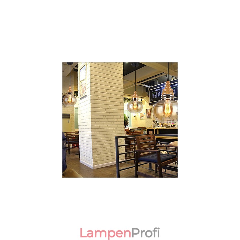 Nordamerikanische kreative Holzmaserung Kristalllampe Wiederherstellung alten Weisen Lampe Licht