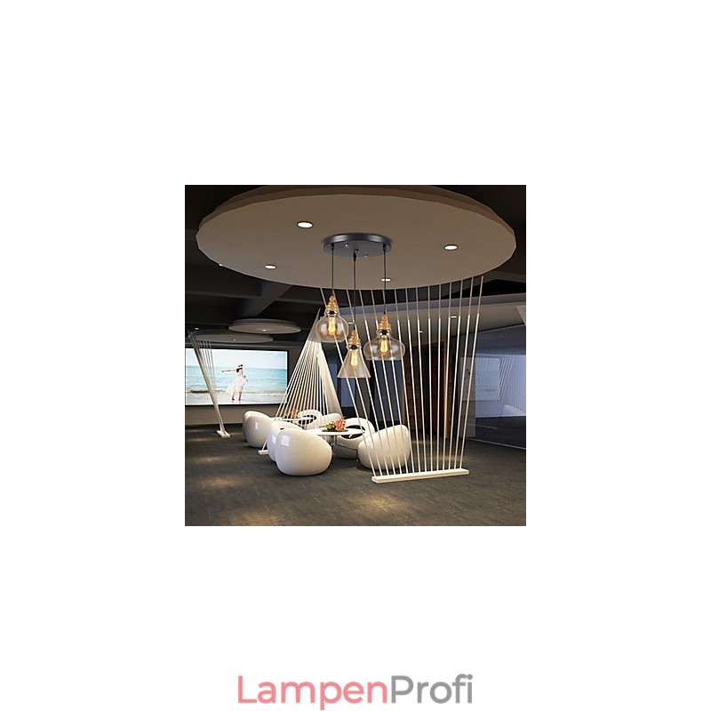 Nordamerikanische kreative Holzmaserung Kristalllampe Wiederherstellung alten Weisen Lampe Licht