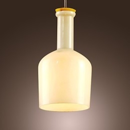 Moderne Pendelleuchte im zeitgenössischen Mini-Stil mit Gemälde