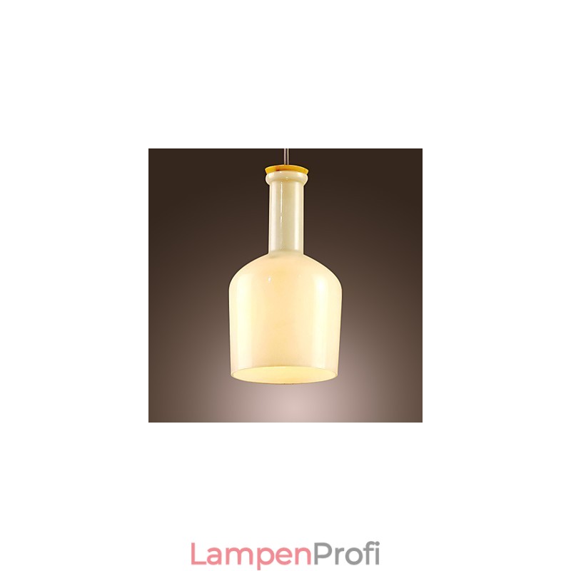 Moderne Pendelleuchte im zeitgenössischen Mini-Stil mit Gemälde