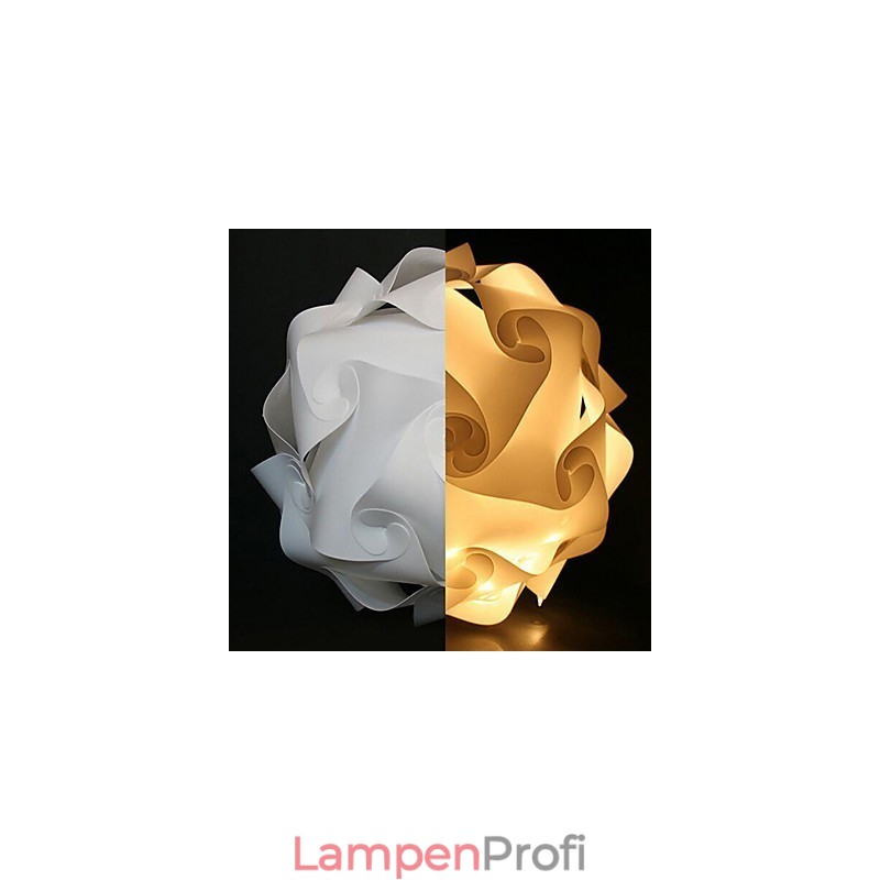 DIY Moderne Pendelleuchte Kugel 40cm