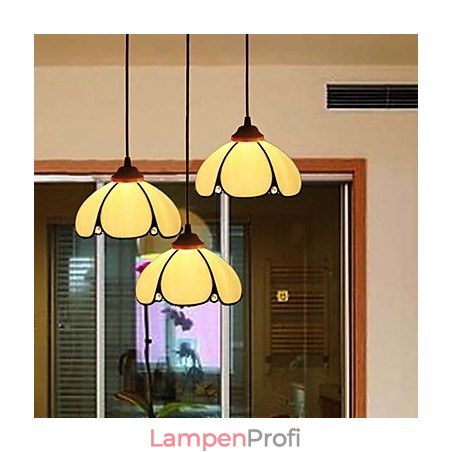 Europäischer ländlicher kreativer Kunst-Buntglas-Kronleuchter, der alte Wege wiederherstellt, Lampenlicht Europäischer ländlicher kreativer Kunst-Buntglas-Kronleuchter, der alte Wege wiederherstellt, Lampenlicht
