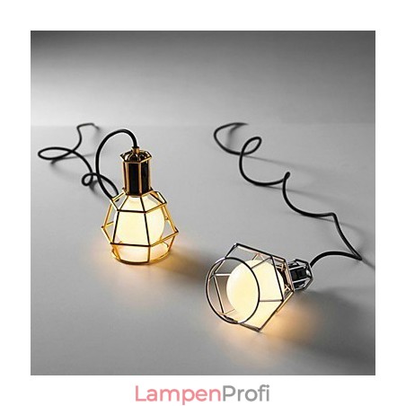 Hängelampe Garage aus galvanisiertem Metall im Landhausstil