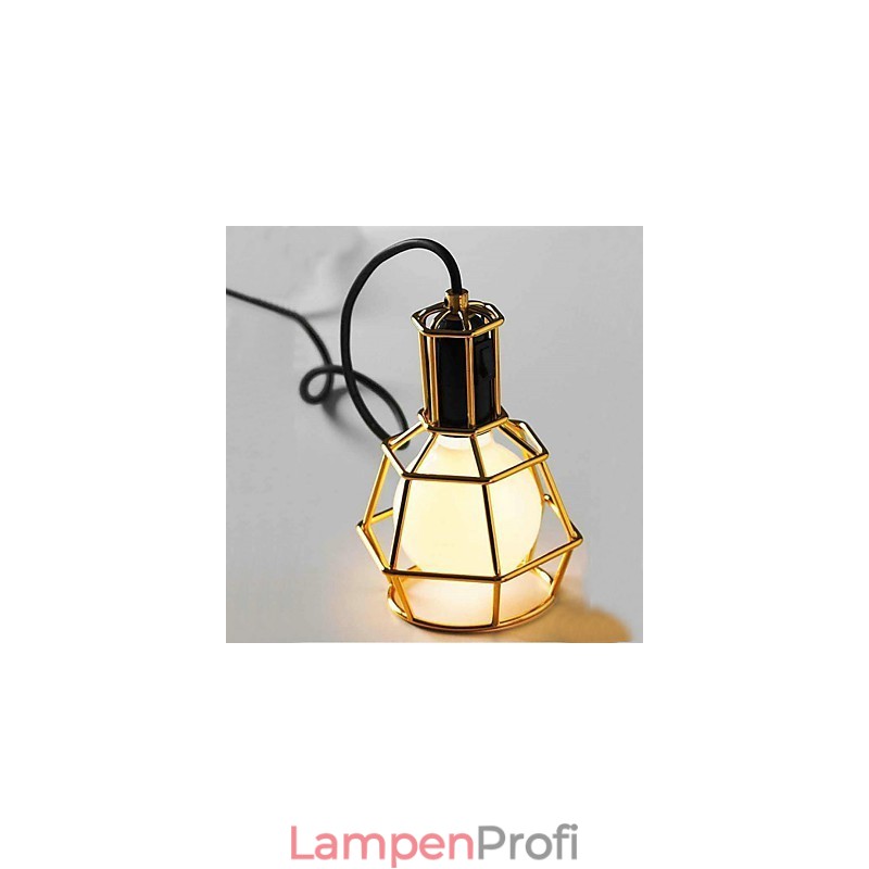 Hängelampe Garage aus galvanisiertem Metall im Landhausstil