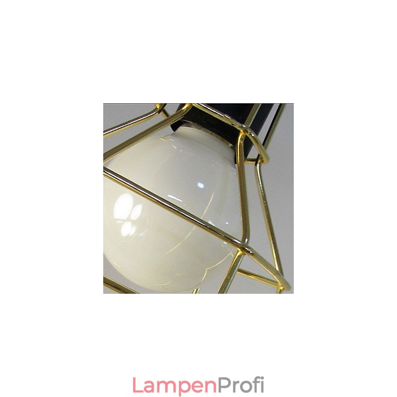 Hängelampe Garage aus galvanisiertem Metall im Landhausstil