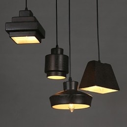 Amerikanischen Land Retro Glas Kronleuchter Rostig Sitzen Droplight