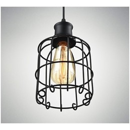 Edison Vintage Licht Anhänger Lampe Leuchte Kronleuchter Käfig Lampenschirm
