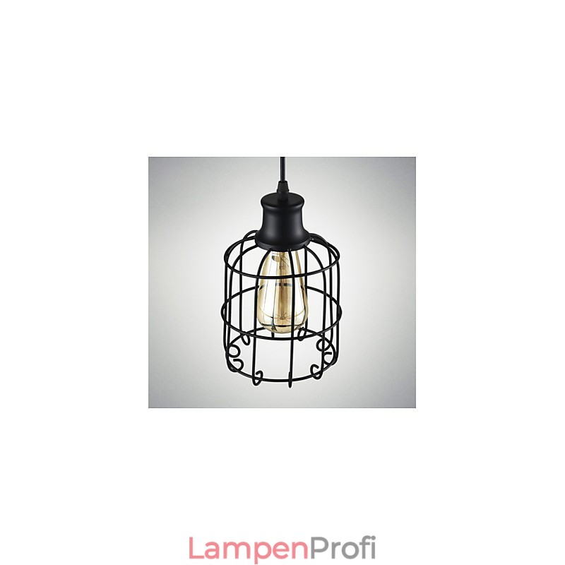 Edison Vintage Licht Anhänger Lampe Leuchte Kronleuchter Käfig Lampenschirm