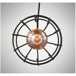 Edison Vintage Licht Anhänger Lampe Leuchte Kronleuchter Käfig Lampenschirm