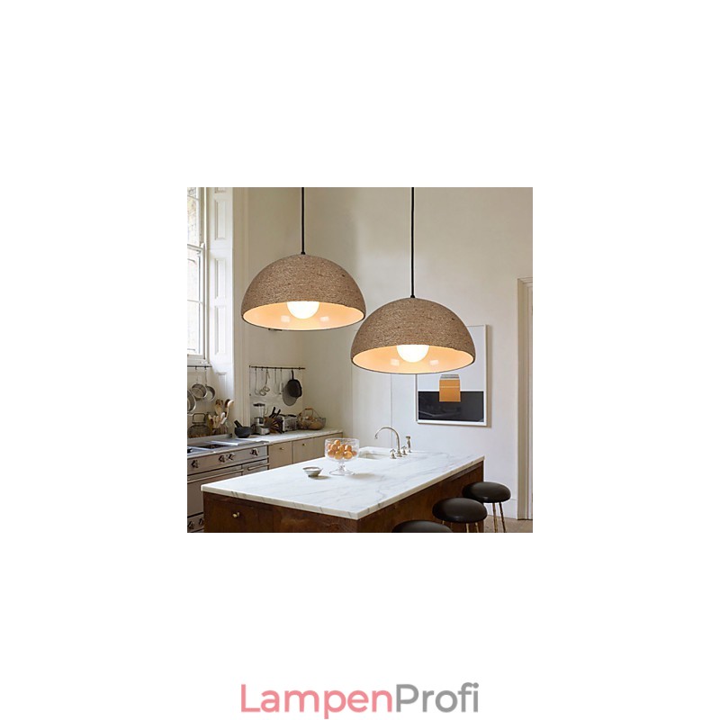 30 * Wiederherstellung alter Wege Die nordische Idee Halbkreis Kamin Hand Hanfseil Droplight