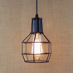Pendelleuchten Traditionell Klassisch Vintage Retro Landhaus Garage Metall