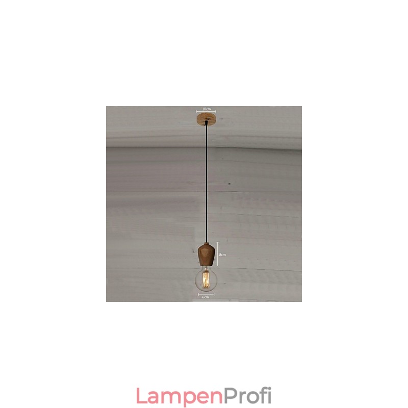 Landhaus Mini Stil Andere Holz Bambus Pendelleuchte Garage