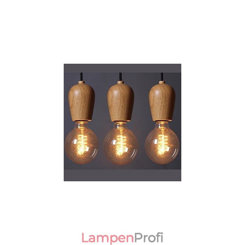 Landhaus Mini Stil Andere Holz Bambus Pendelleuchte Garage