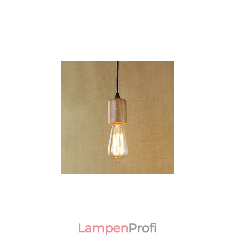 Pendelleuchten Traditionell Klassisch Vintage Retro Landhaus Garage Holz Bambus