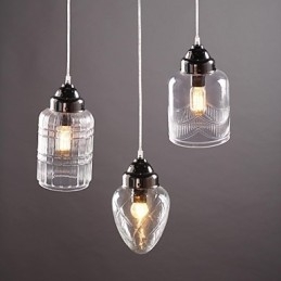 Moderne zeitgenössische traditionelle klassische Vintage Laterne Land Nickel Glas Pendelleuchte Esszimmer