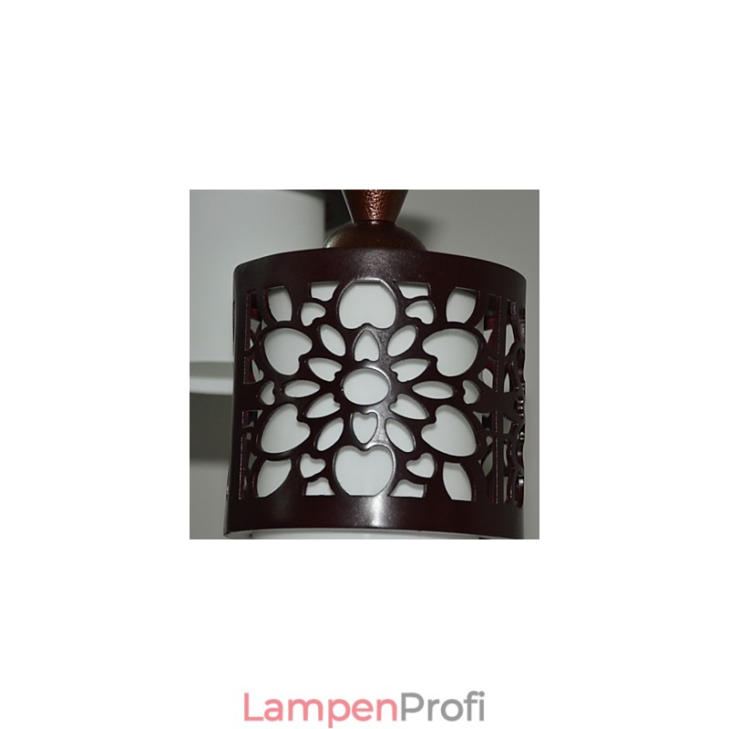 Moderne chinesische Art klassische Massivholz Trommel kreative Single Head Droplight Lampe Licht