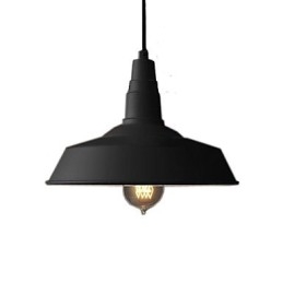 Hängelampe aus Metall im Vintage-Stil mit Malerei