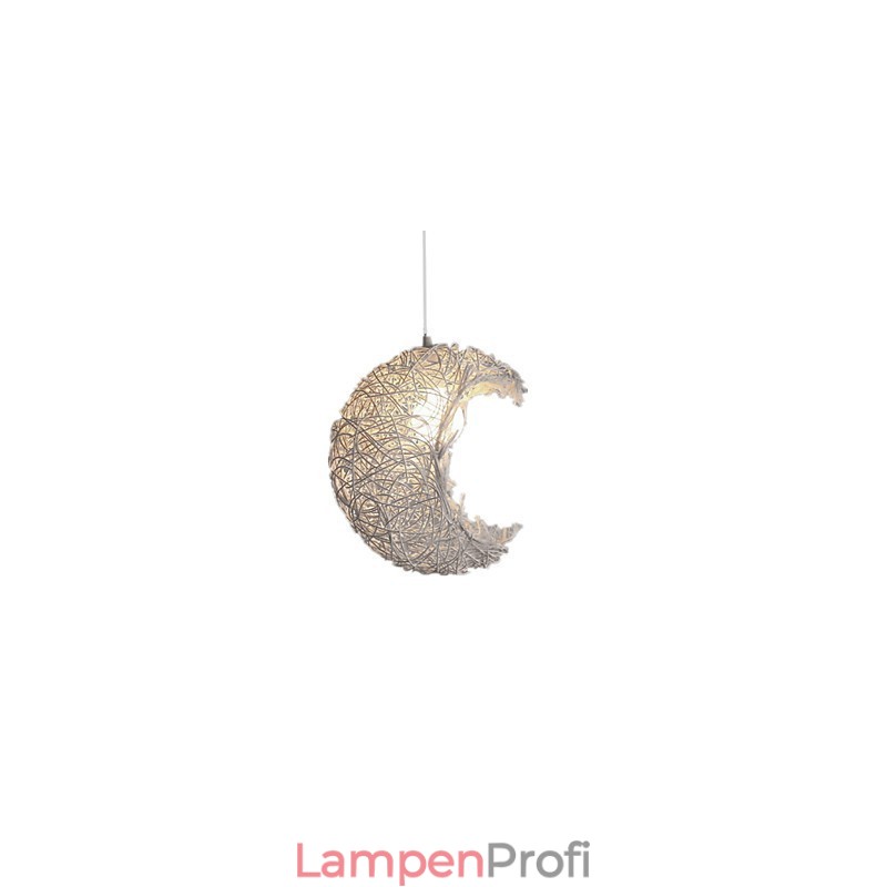 Moderne ländliche Cany Art gewebte Rattan-Einzelkopf-Droplight-Lampe