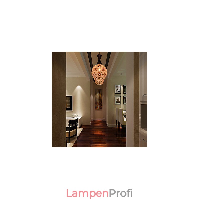 Zylindrisches Glas Gerade Einzelkopf Trommel Trommel Einfache Droplight Lampe Beleuchtung