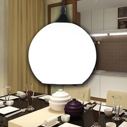 Moderne und vertraglich L Kreative Glas Mahlzeiten Kronleuchter Lampe Licht