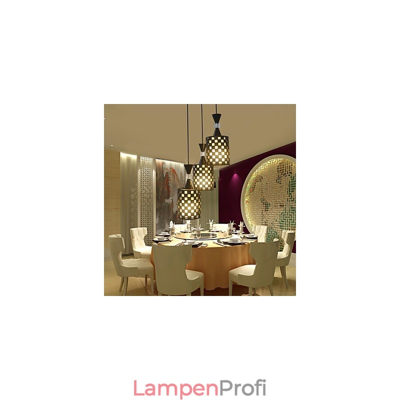 Perforationen Nordic Schmiedeeisen Kronleuchter Lampe Licht