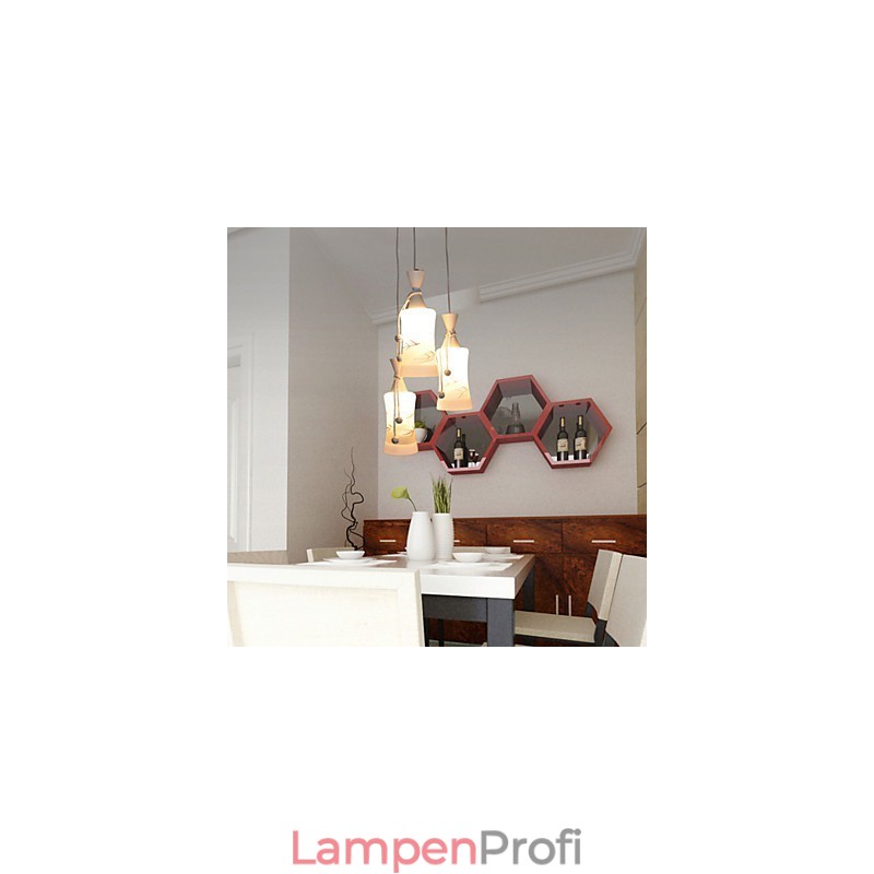 Kreative Warm Air Line Blätter Droplight Lampe Licht