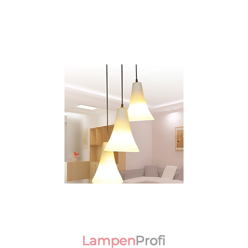 Trichterkegel Kegeltyp Einzelkopf Trompetenförmiges Glasmahllicht Einfaches Droplight-Lampenlicht