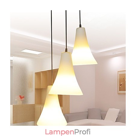 Trichterkegel Kegeltyp Einzelkopf Trompetenförmiges Glasmahllicht Einfaches Droplight-Lampenlicht