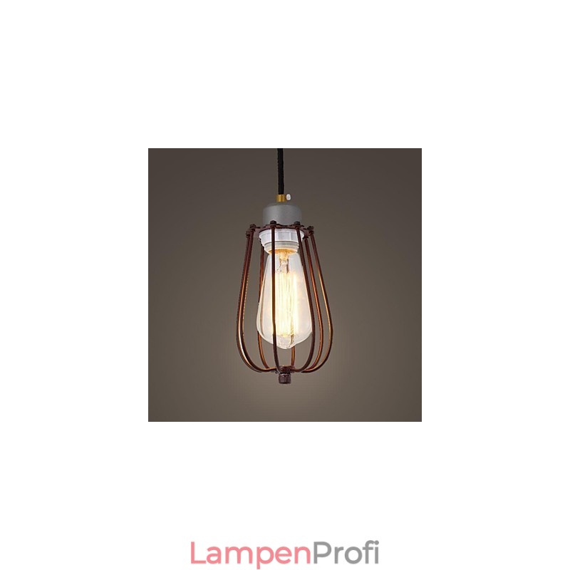 Pendelleuchte aus Metall im Mini-Stil im Vintage-Stil