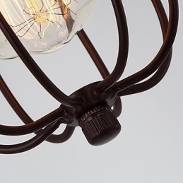 Pendelleuchte aus Metall im Mini-Stil im Vintage-Stil