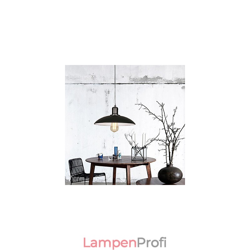 Lampen und Laternen Kunst, die einkopfige Hängelampe aus Schmiedeeisen mit fliegender Untertasse wiederherstellt