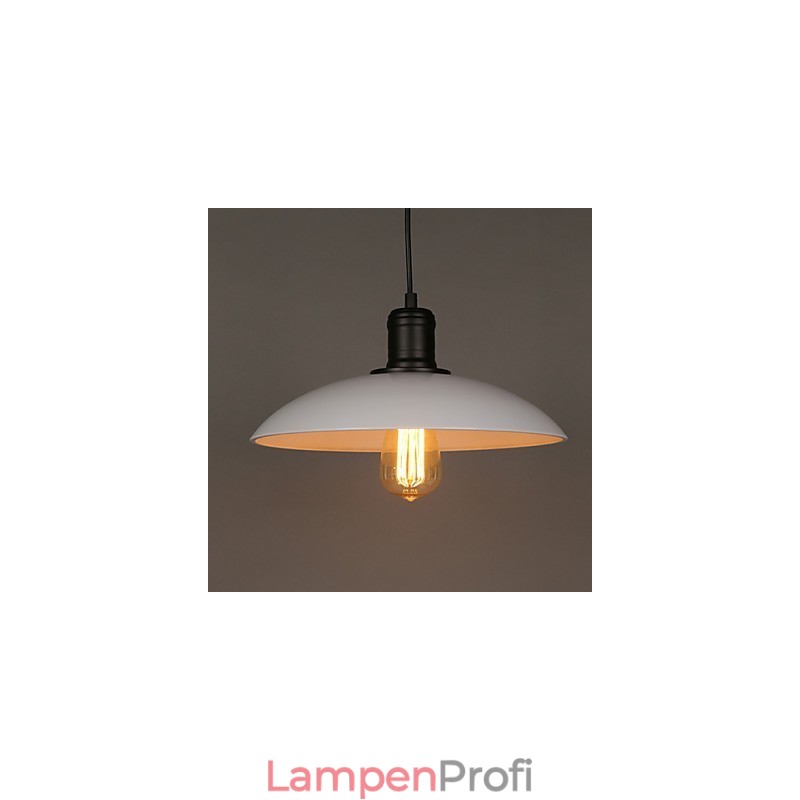 Lampen und Laternen Kunst, die einkopfige Hängelampe aus Schmiedeeisen mit fliegender Untertasse wiederherstellt