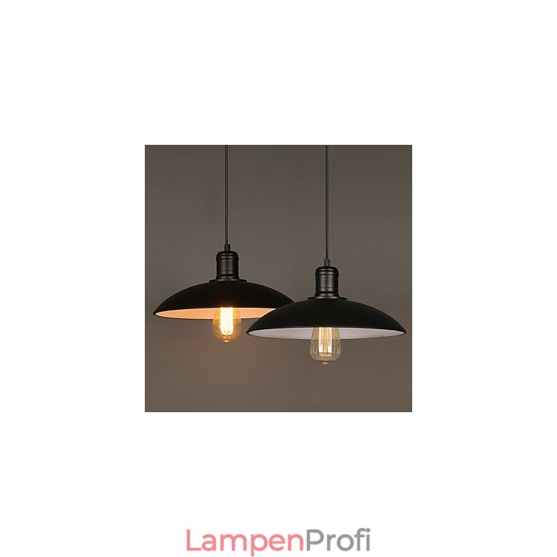 Lampen und Laternen Kunst, die einkopfige Hängelampe aus Schmiedeeisen mit fliegender Untertasse wiederherstellt